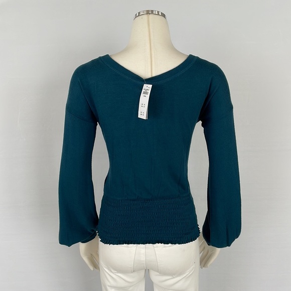 NWT Abercrombie and Fitch Teal Top X Small - Picture 8 of 10